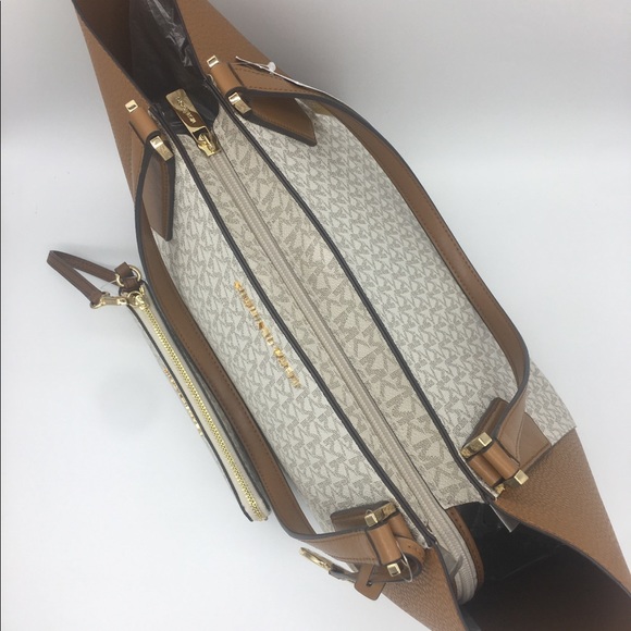 Michael Kors KIMBERLY LARGE Bonded Tote& Wristlet - Picture 5 of 8